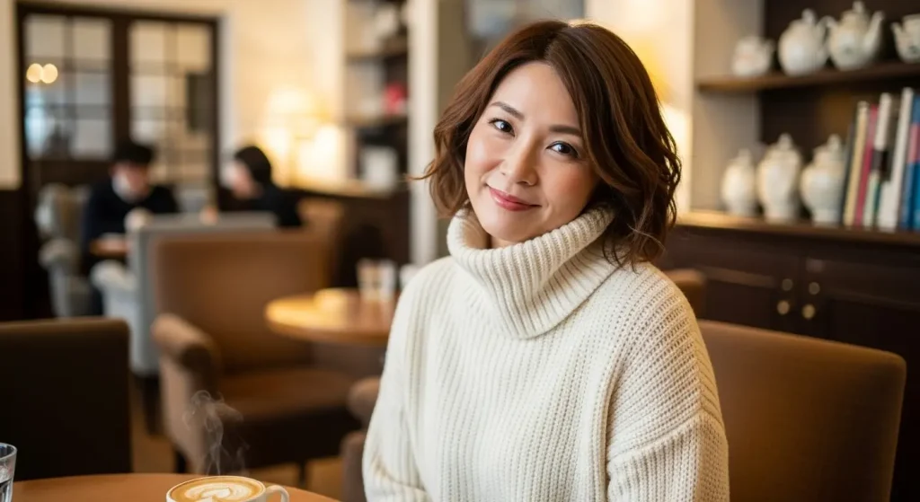 骨格ストレートがタートルネックで似合わない理由 顔の形や肩のラインも影響する?