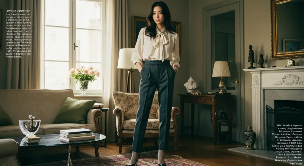 骨格ウェーブはパンツが似合わない?重心を引き上げるハイウエストの重要性