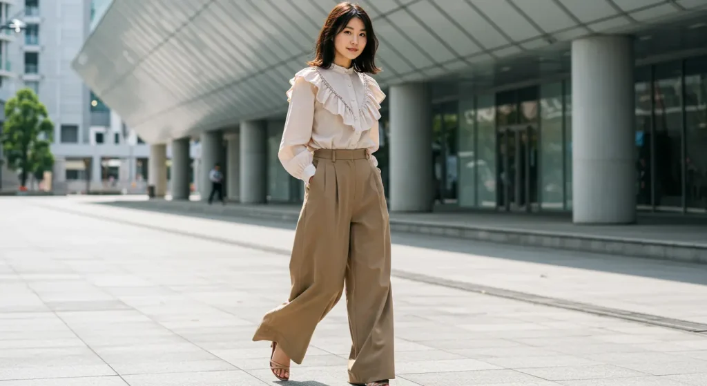 骨格ウェーブはパンツが似合わない?ワイドパンツを素敵に着こなすには