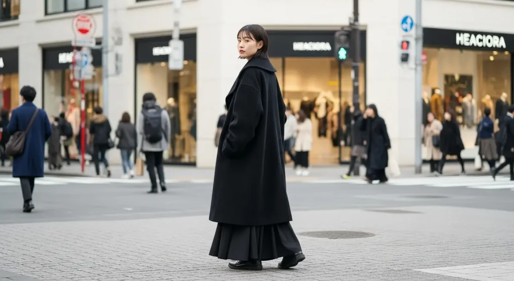 格ウェーブの冬服|似合う服・似合わない服を徹底解説 重心バランスが崩れるのが原因