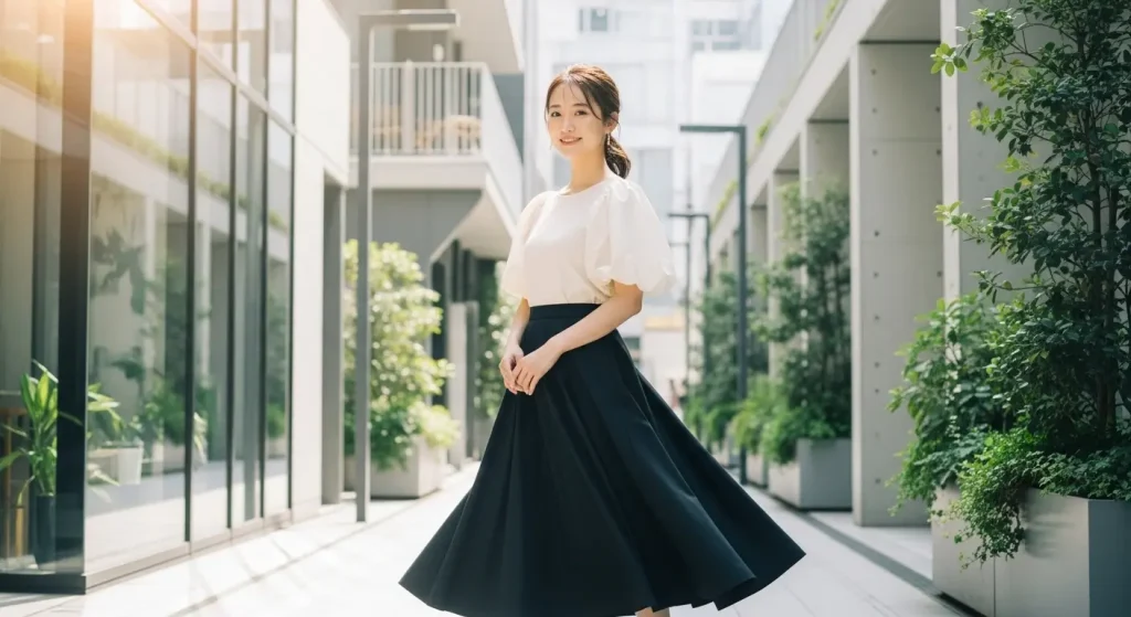 骨格ウェーブ必見！似合う服と似合わない服・コーデを徹底解説　Xラインで魅力を引き出す