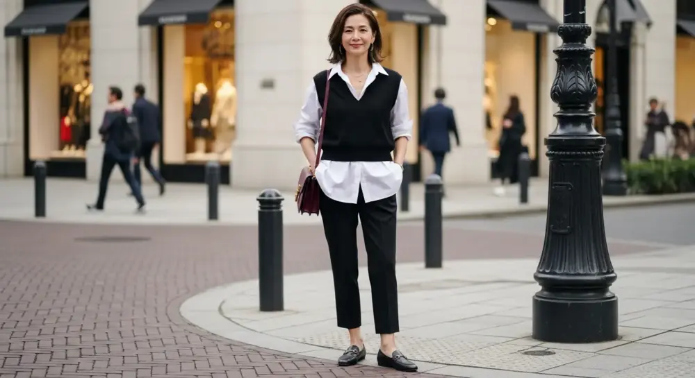 50代・40代のローファー選び。大人の品格を高めるおしゃれなローファーコーデの基本