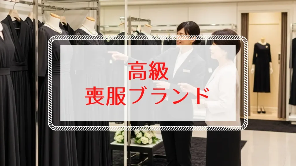 40代・50代レディースの高級喪服｜後悔しないブランド選び