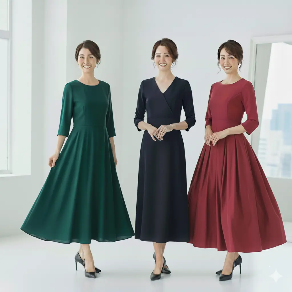 美シルエットを作る3つの基本形