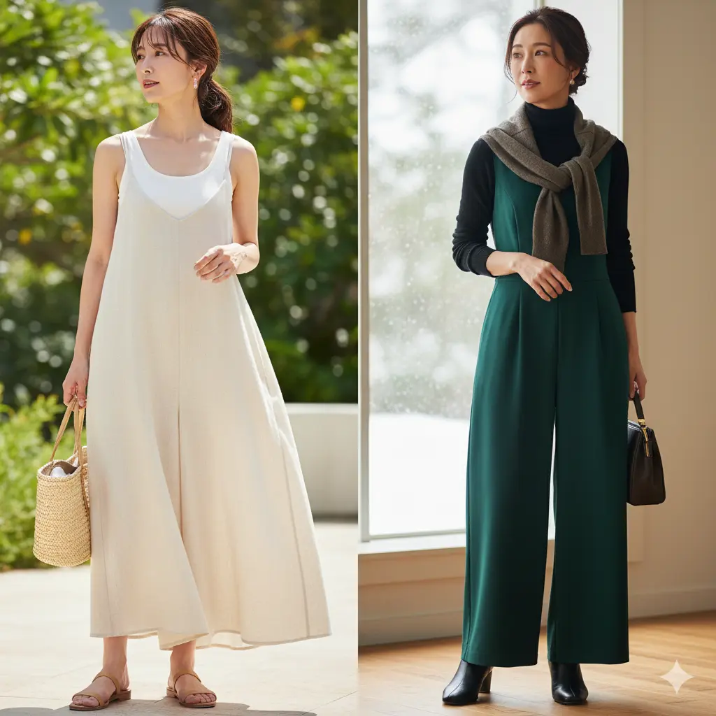 40代・50代必見！痛くないサロペットの着こなし術