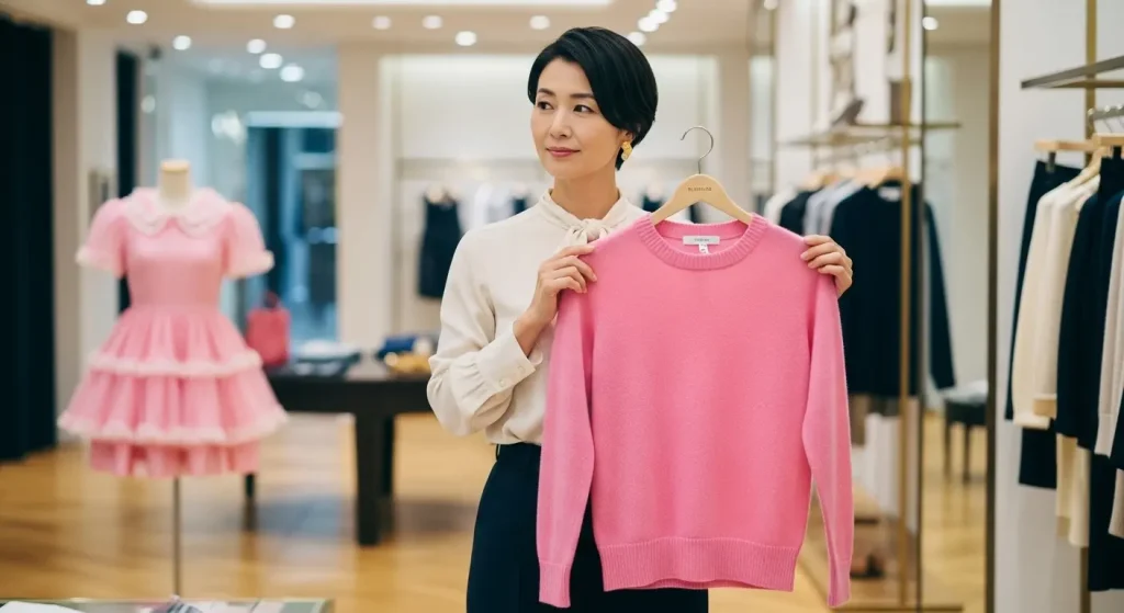 40代 50代の「痛くない」ピンクコーデ|ニットやコートの着こなし 避けるべきNGデザイン