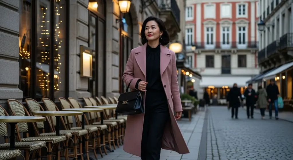 40代 50代の「痛くない」ピンクコーデ 上級者は「コート」で差をつける