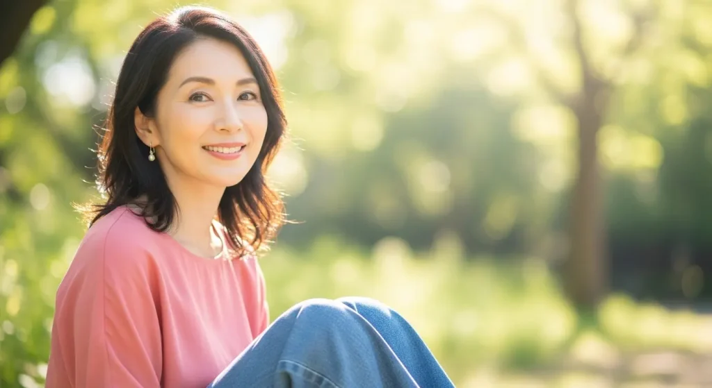 40代 50代の「痛くない」ピンクコーデ「サーモンピンク」の魅力