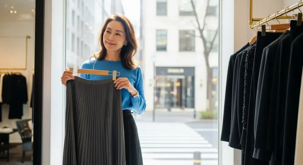 40代・50代のプリーツスカートは痛い?