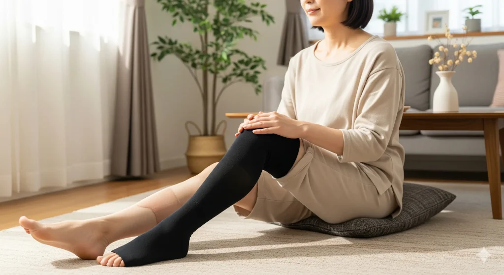 着圧ソックスはきつくて痛い…そんな経験ありませんか？