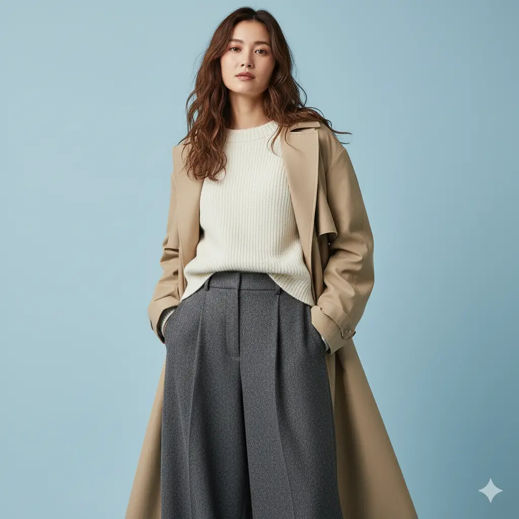 骨格ナチュラルはワイドパンツが似合う理由と注意点